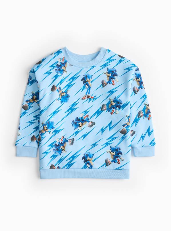 Sonic The Hedgehog Blue Sweatshirt 1-2 years