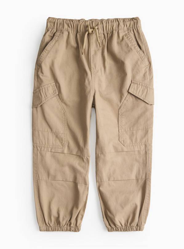 Stone Ripstop Cargo Trousers 11 years