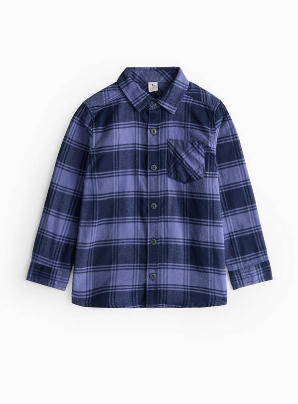Blue Check Long Sleeve Shirt 10 years