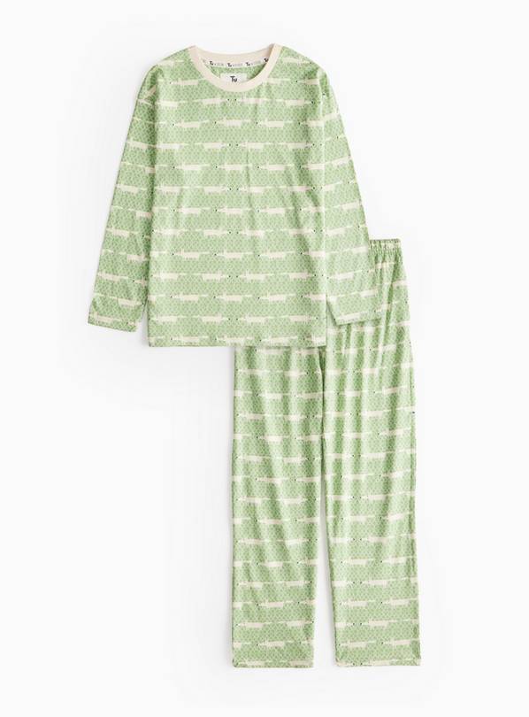 Tu X Scion Mr Fox Printed Green Pyjamas 1-1.5 years