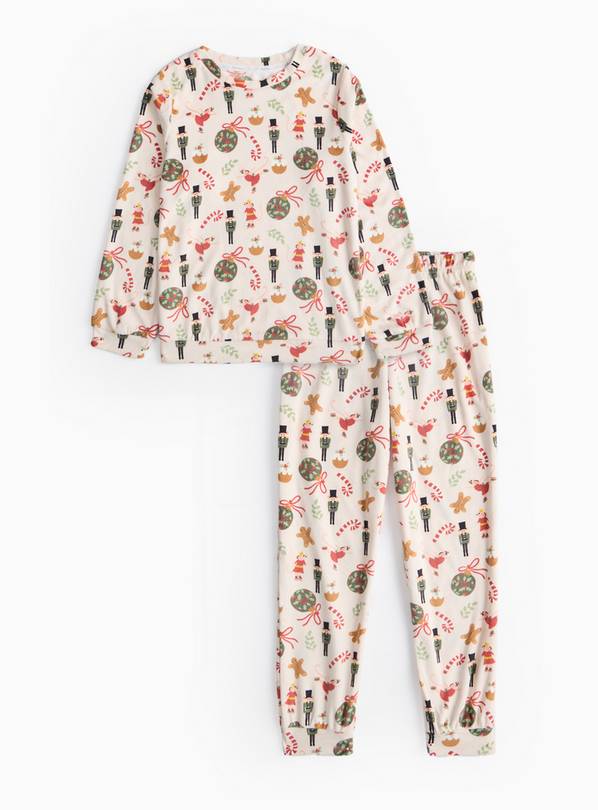 Pink Nutcracker Mouse Slinky Christmas Pyjamas 1.5-2 years