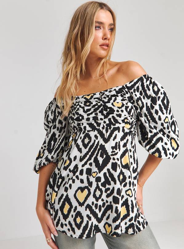 SIMPLY BE Ruched Front Blouse 28