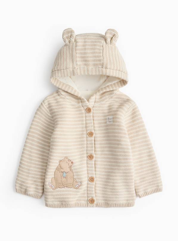 Bear Hunt Oatmeal Knitted Cardigan 12-18 months