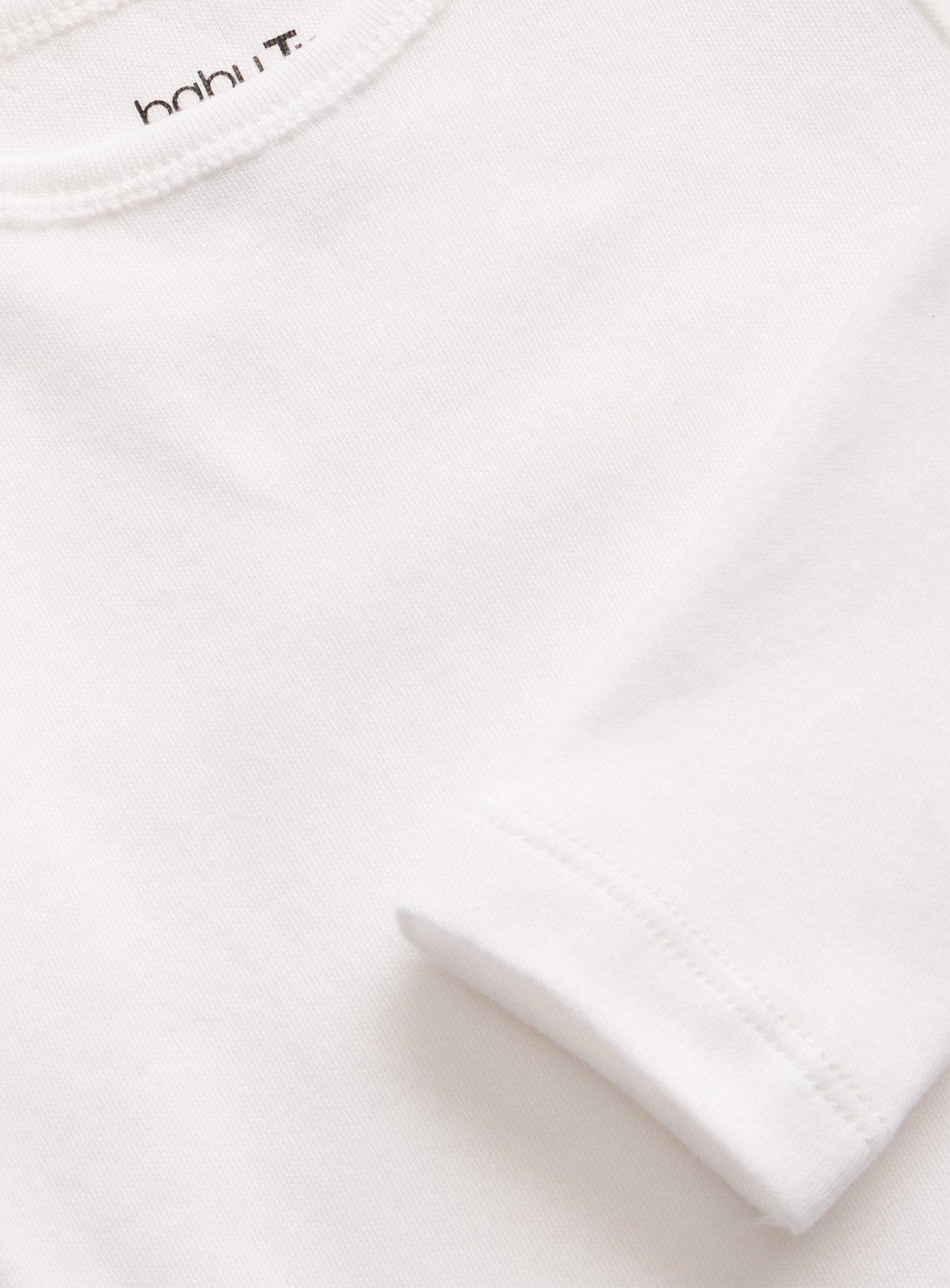 White Long Sleeve Bodysuit 10 Pack Up to 3 mths - Image 2 thumbnail