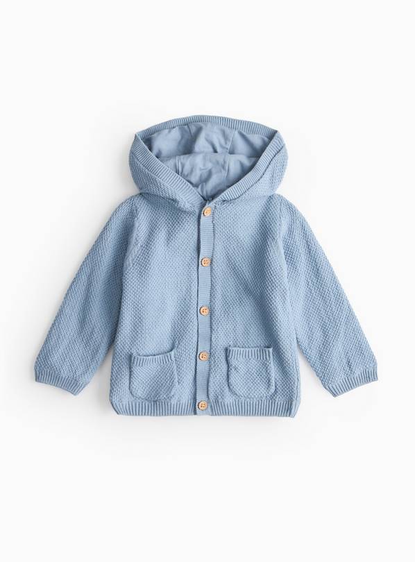 Blue Balloon Hooded Cardigan 6-9 months