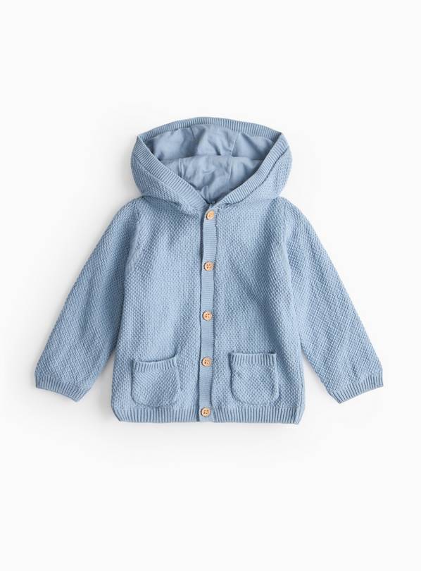 Blue Balloon Hooded Cardigan 12-18 months