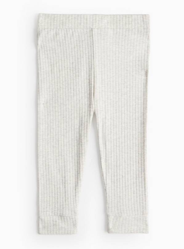 Grey Marl Ribbed Leggings 18-24 months