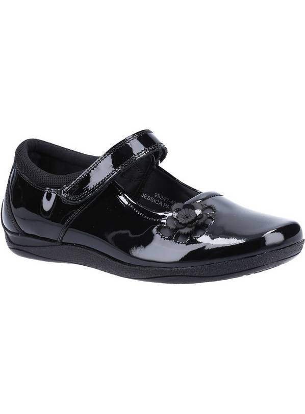 HUSH PUPPIES Jessica Senior Patent School Shoes 4