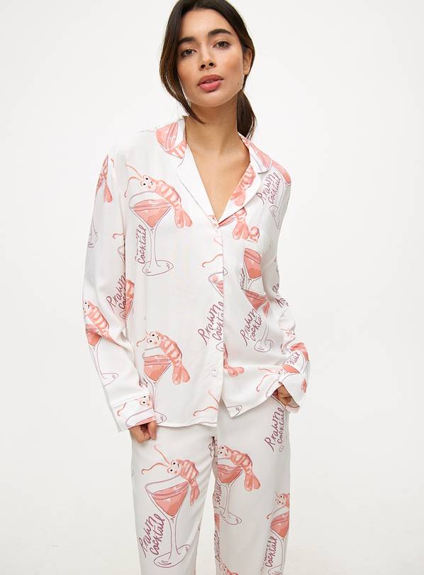 Prawn Cocktail Printed Traditional Pyjama Set  16