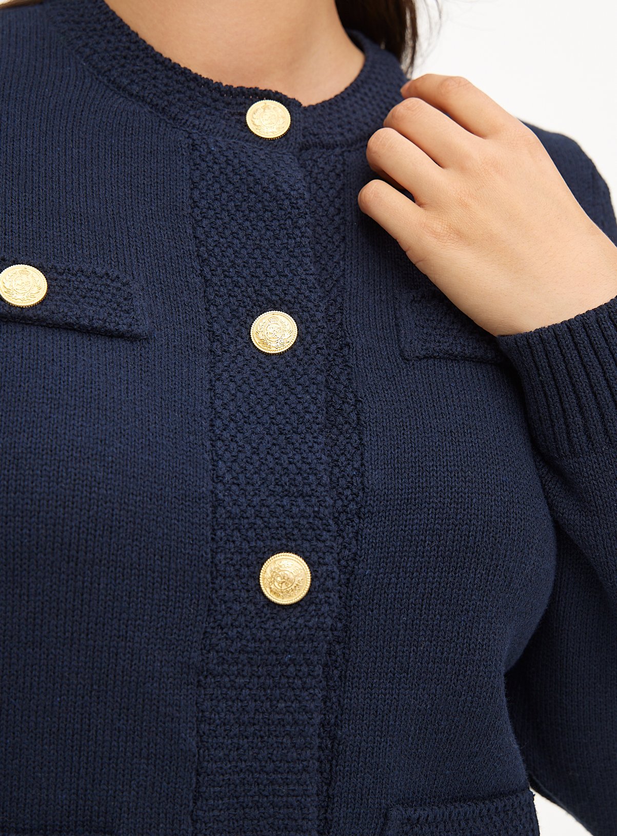 Navy Classic Cardigan 10 - Image 2 thumbnail