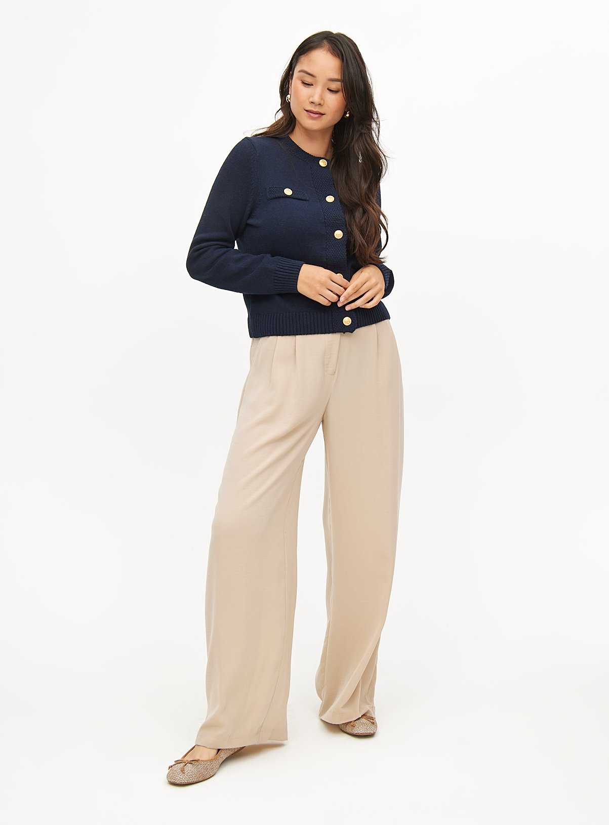 Navy Classic Cardigan 10 - Image 3 thumbnail