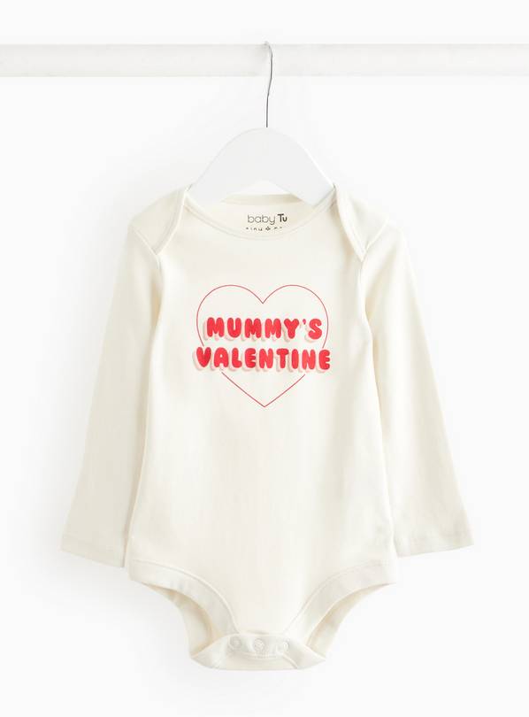 Mummy's Valentine Print Bodysuit Up to 3 mths