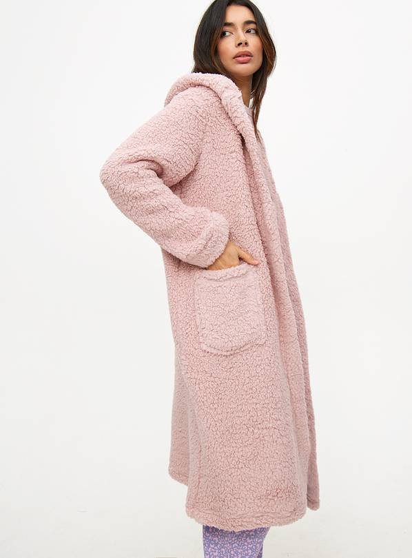 Buy Pink Thermal Borg Dressing Gown L Dressing gowns Tu