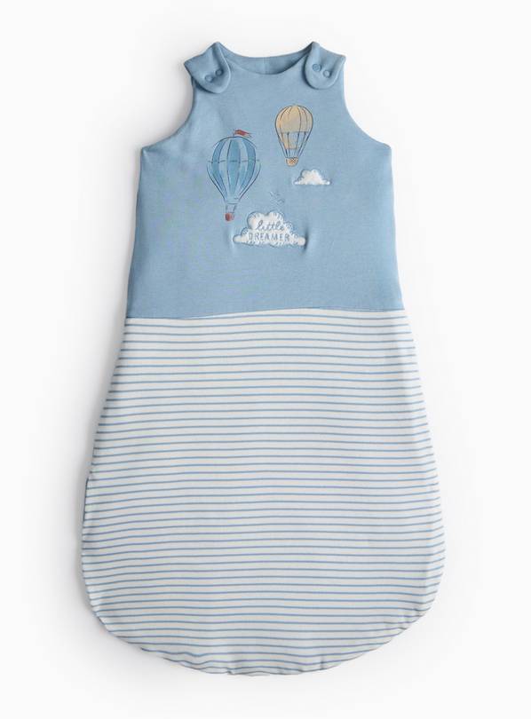 Blue Hot Air Balloon Design 2.5 Tog Sleeping Bag 6-12 months