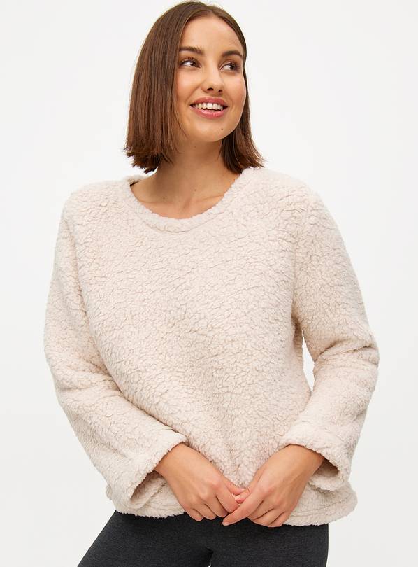 Buy Cream Borg Fleece Thermal Co-ord Pyjama Top XXL | Pyjamas | Argos