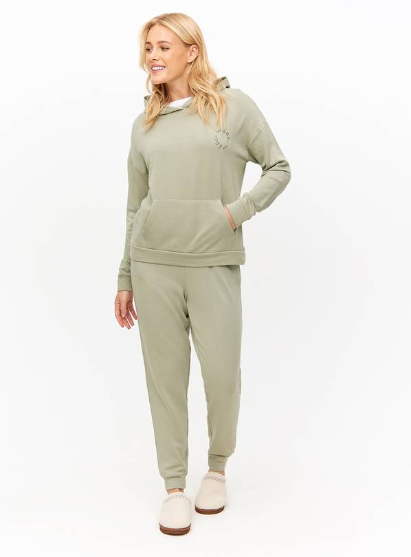 Sage Green Co-ord Pyjama Bottoms S