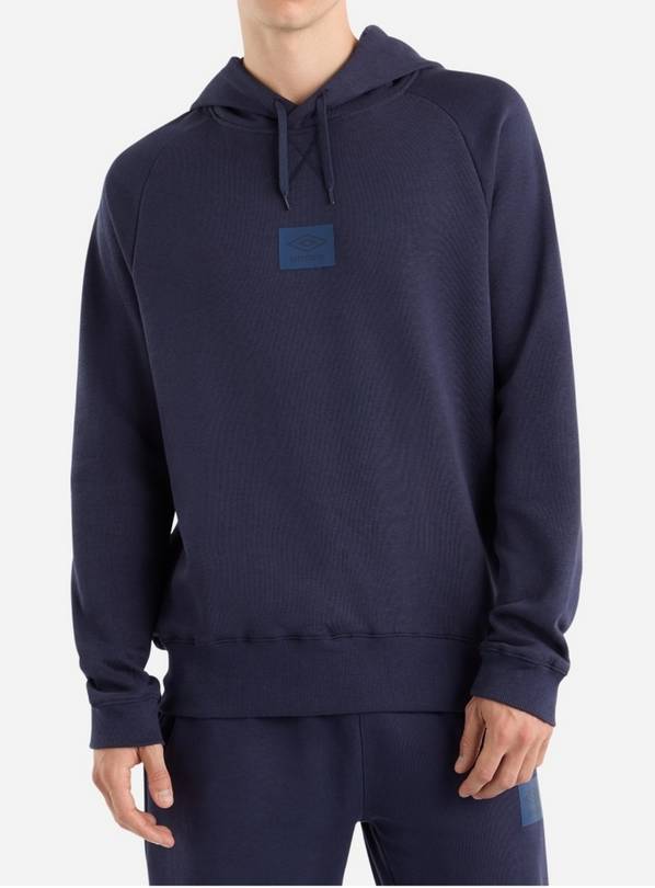 UMBRO Small Logo Hoodie Peacoat L