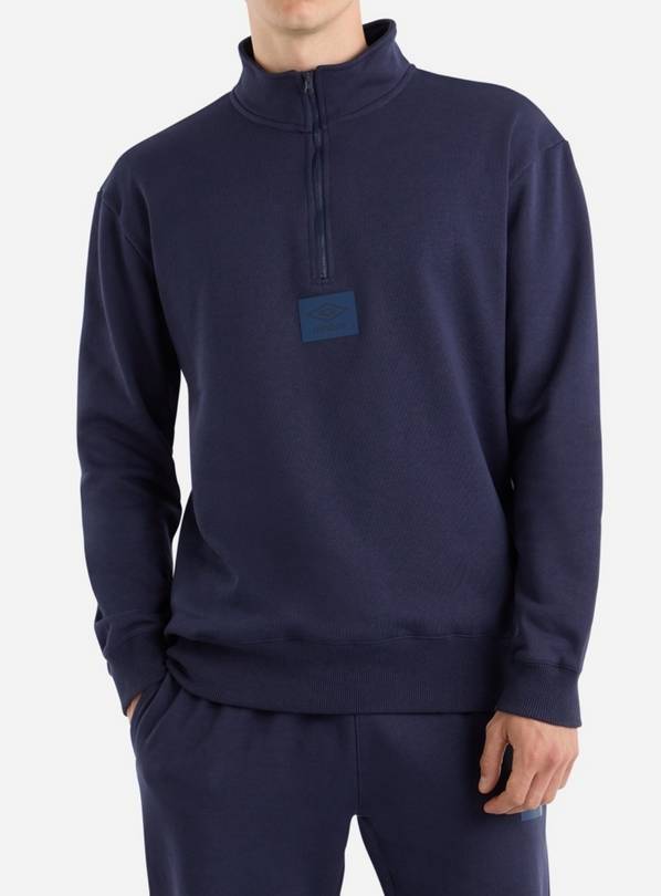 UMBRO Small Logo 1/4 Zip Fleece S