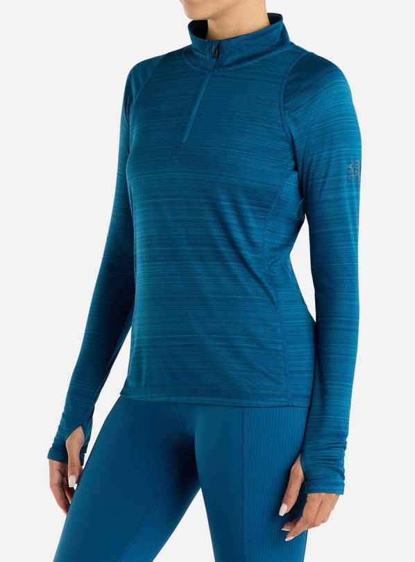 UMBRO Pro Training Half Zip Top Poseidon Marl 8