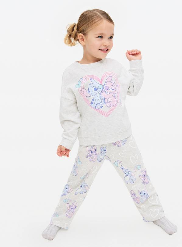 Disney Stitch Heart Graphic Pyjamas  8-9 years