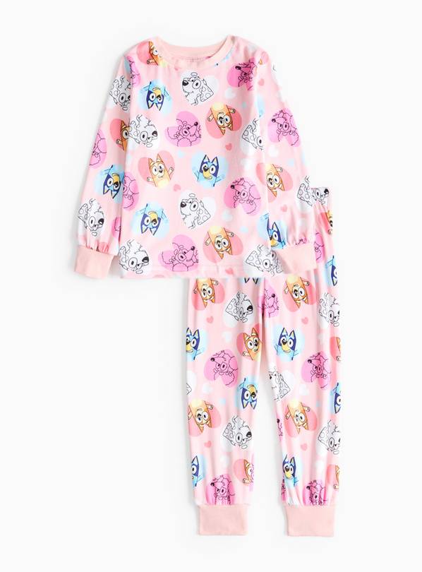 Bluey Pink Heart Character Pyjamas 4-5 years