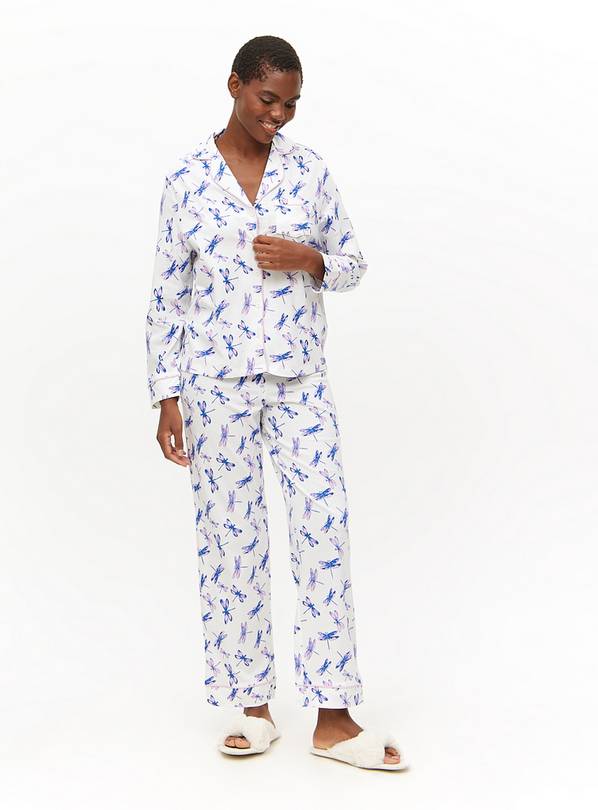 Dragonfly Printed Traditional Jersey Pyjamas 8