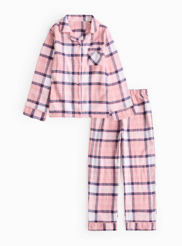 Pink Check Woven Traditional Pyjamas 1.5-2 years