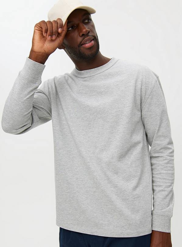 Grey Midweight Long Sleeve Top XXXL