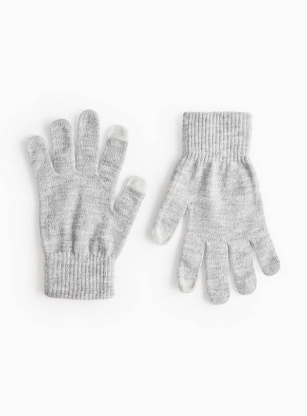 Light Grey Gloves One Size