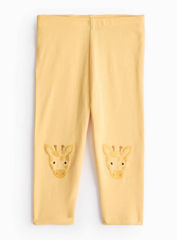 Yellow Giraffe Leggings 18-24 months