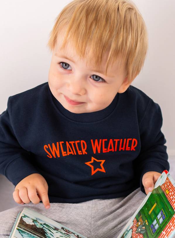 FRED & NOAH Sweater Weather Navy 1-2 Years