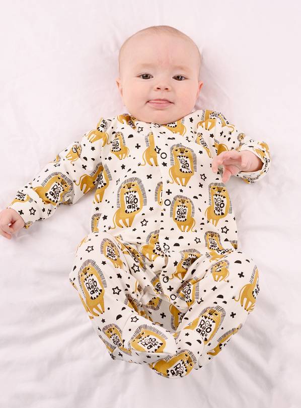 FRED & NOAH Roarsome Lions Sleepsuit 6-12 Month