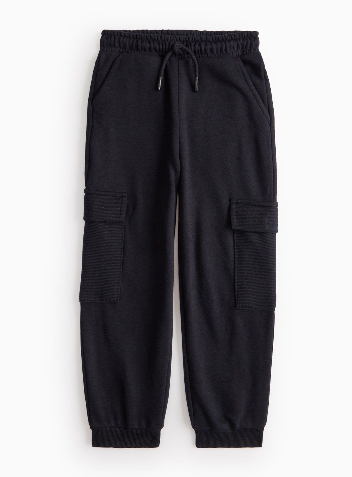 Black Cargo Oversized Joggers 7 years