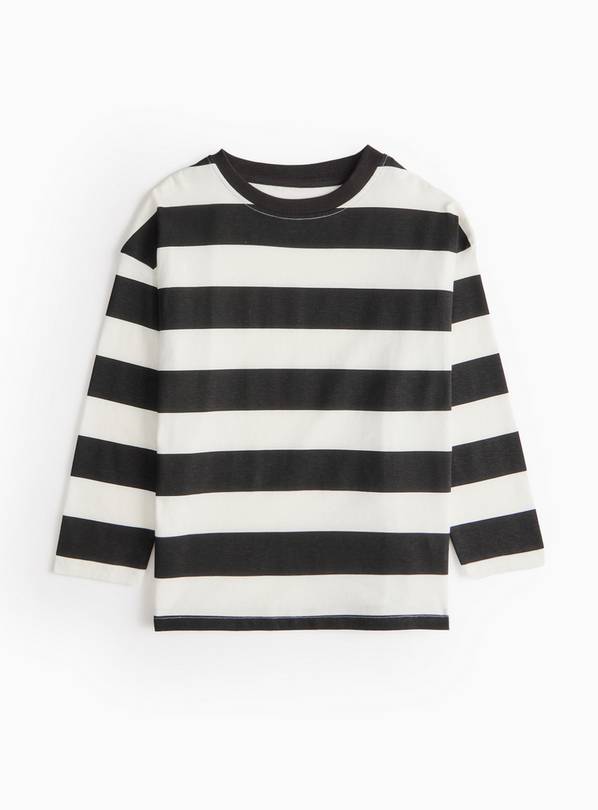 Black Stripe Long Sleeve T--Shirt 1 year