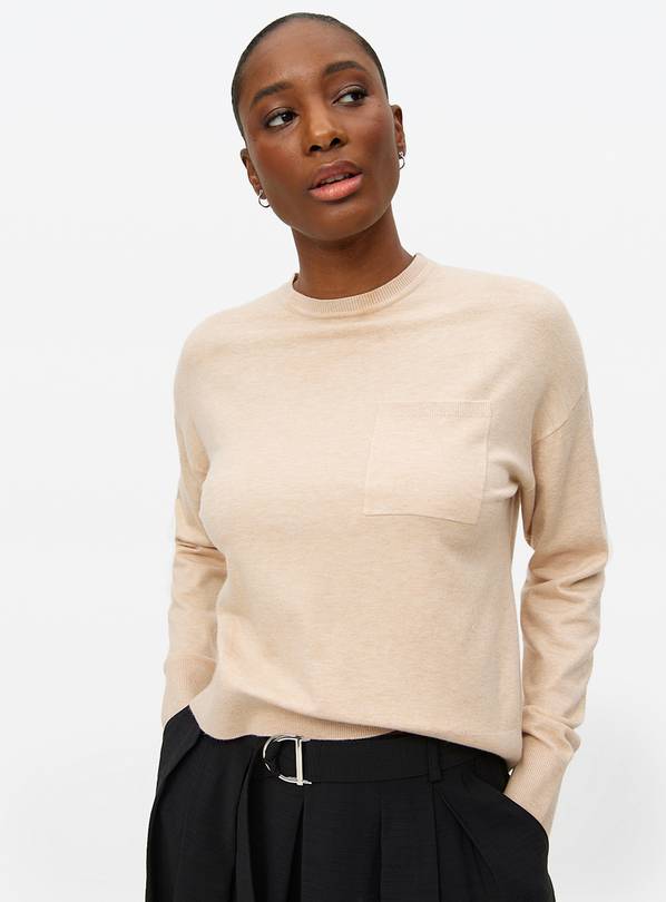 Oatmeal Soft-Touch Pocket Jumper 18