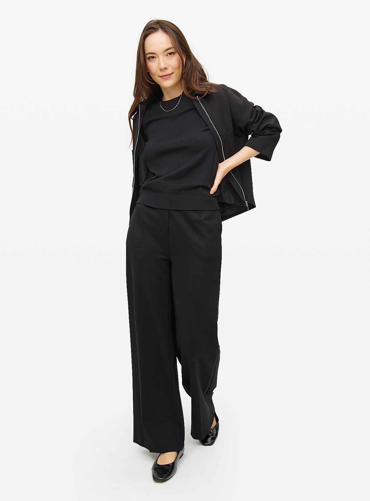 Black Soft Touch Short Sleeve Jumper 20 - Image 2