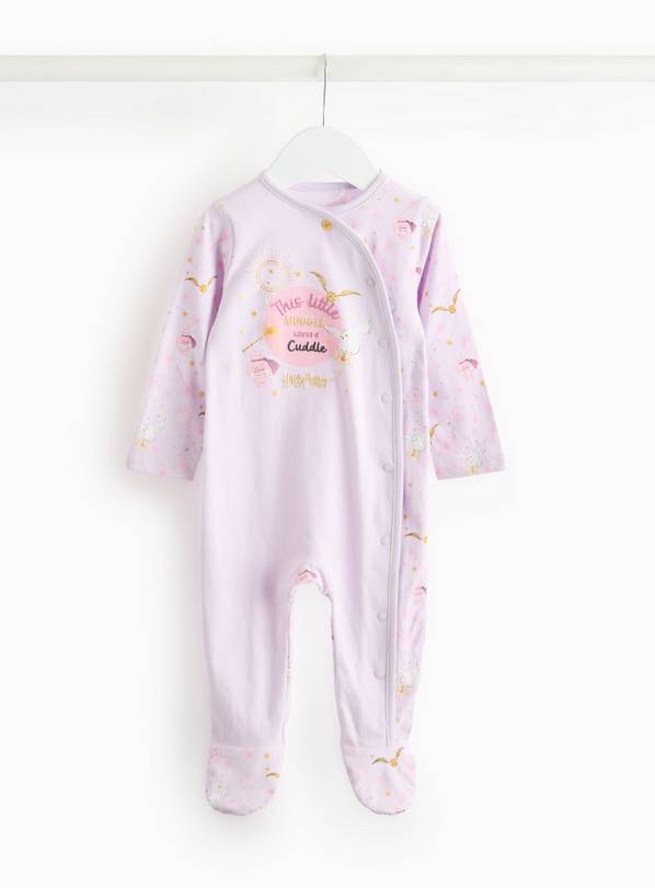 Harry Potter Lilac Printed Sleepsuit 3-6 months