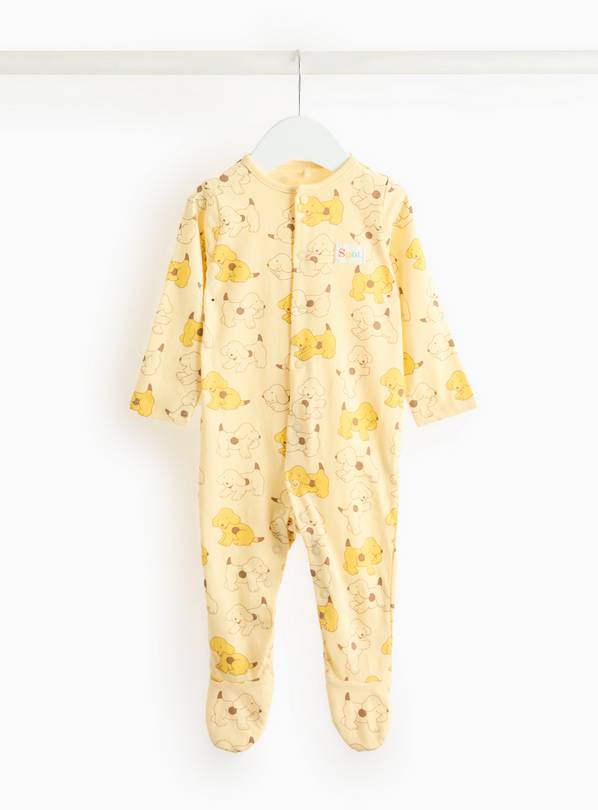 Spot The Dog Yellow Print Sleepsuit 12-18 months