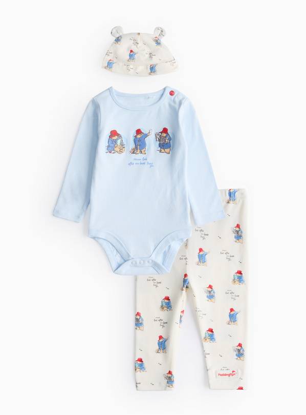 Paddington Bear Print 3-Piece set  12-18 months