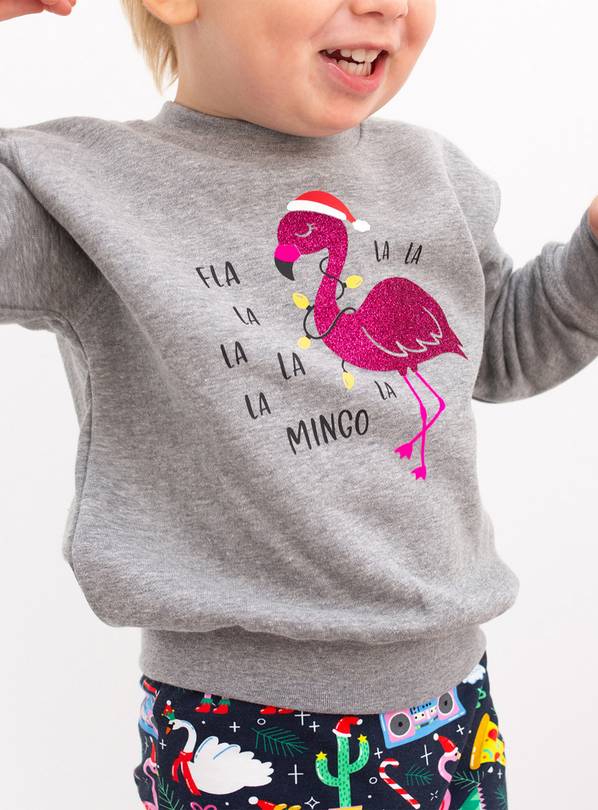 FRED & NOAH Fla-La-La Mingo Sweatshirt 3-4 Years