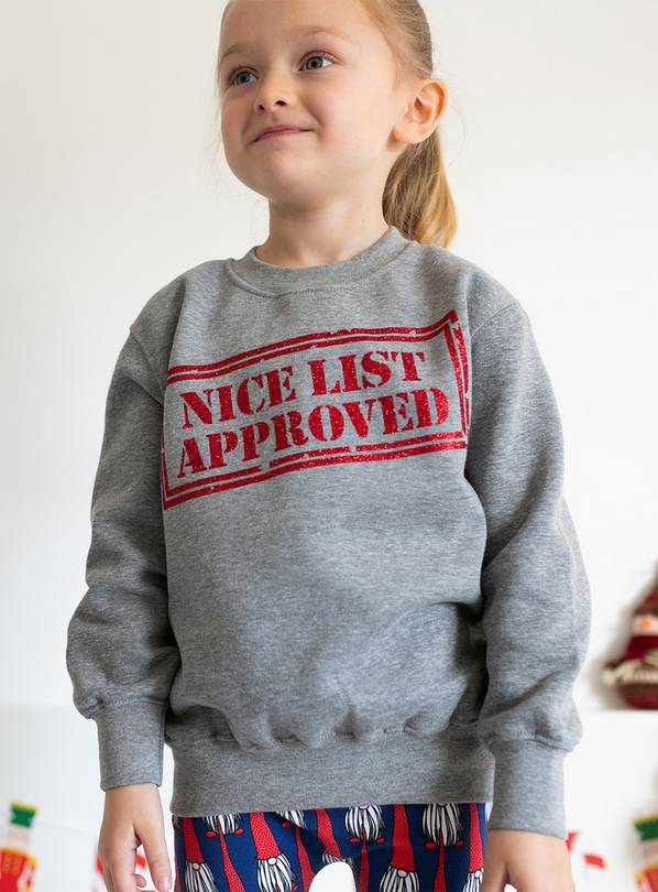 FRED & NOAH Nice List Approved Sweatshirt 2-3 Years