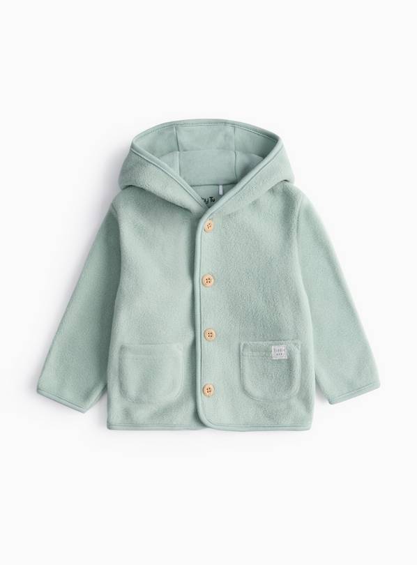 Green Hooded Fleece Jacket Up to 1 mth