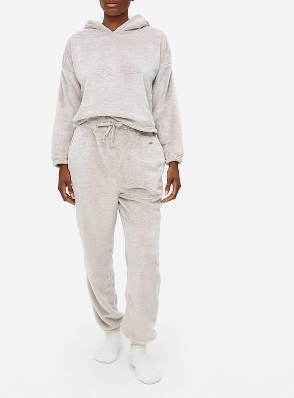 Taupe Fleece Co-ord Pyjama Joggers XL