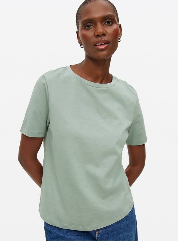 Green Regular Fit Crew Neck T-Shirt 10