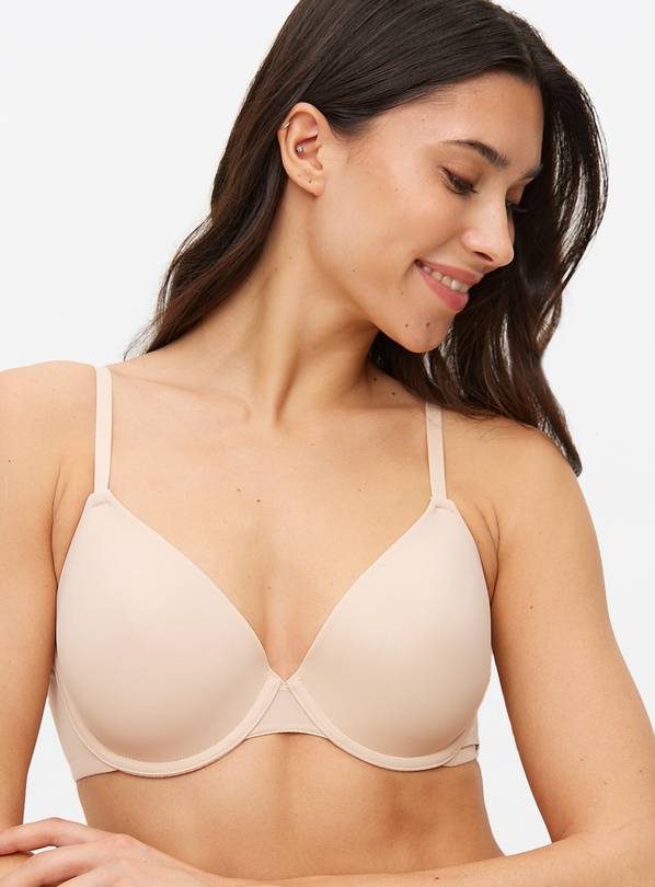 Beige Padded T-Shirt Bra 32DD