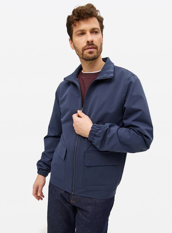 Navy Classic Harrington Jacket L