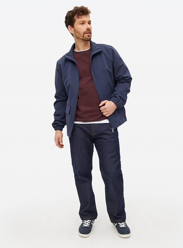 Buy Navy Classic Harrington Jacket L Coats and jackets Tu
