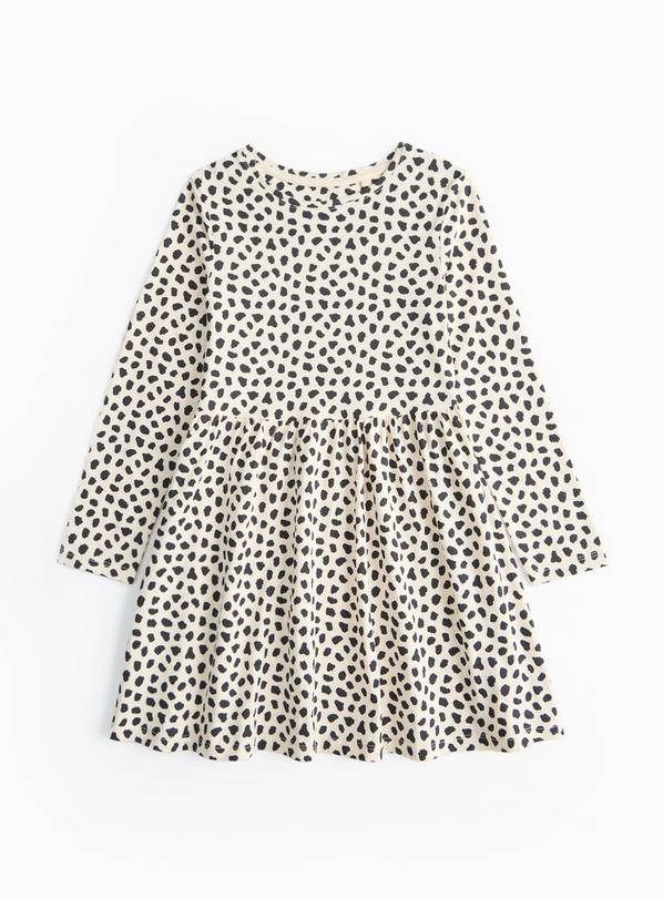 Mono Spot Printed Jersey Dress 9 years