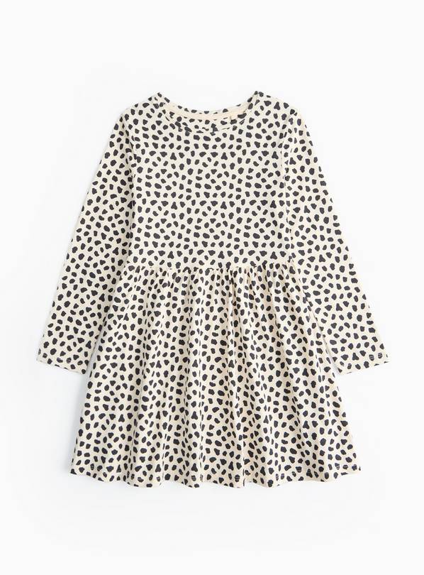 Mono Spot Printed Jersey Dress 5 years