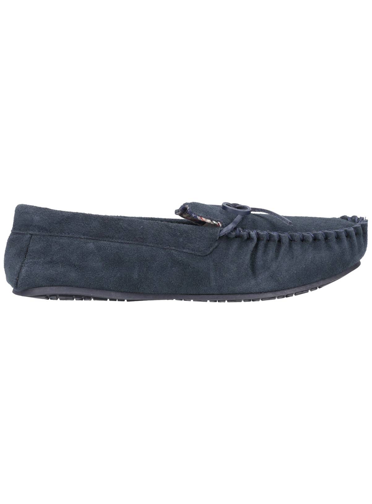 HUSH PUPPIES Clyde Suede Slippers Navy 12 - Image 4